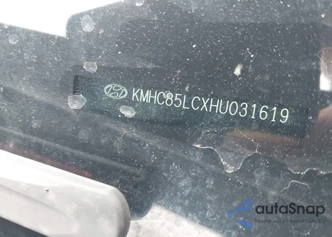 2017 Hyundai Ioniq Hybrid Limited из США, поврежденный, VIN KMHC85LCXHU031619